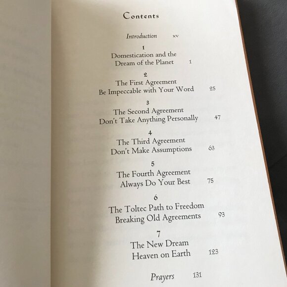 The Four Agreements Softcover & Oracle Cards Don Miguel Ruiz - Picture 3 of 5